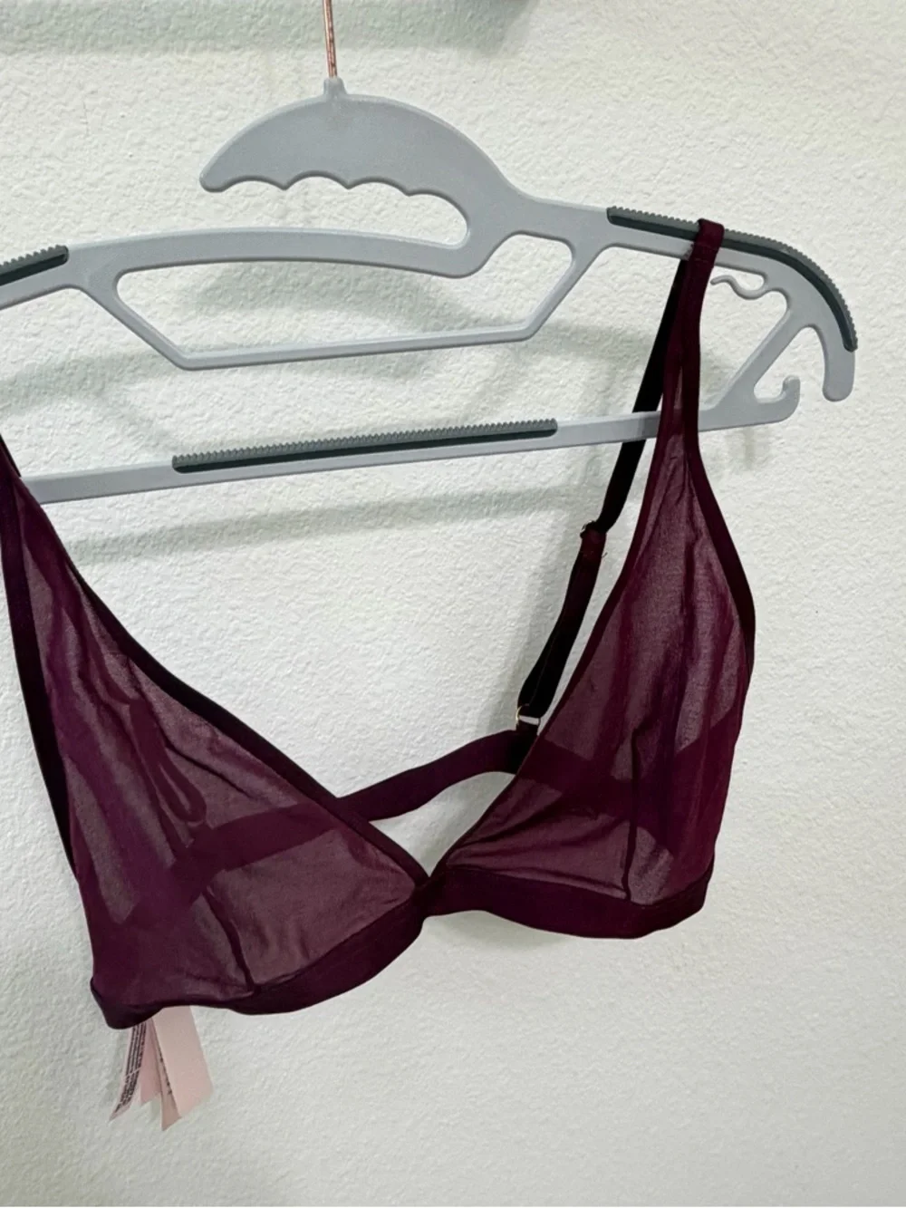 Victoria's Secret Sheer Mesh Bralette in Plum - Picture 8 of 10